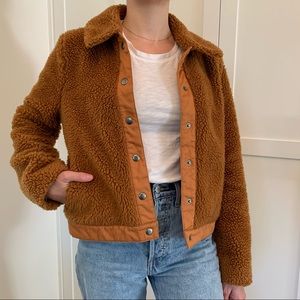 Madewell Fleece Sherpa Teddy ‘Portland’ Jacket (S) 🐻